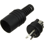 Штекер колоночный "точка-тире" на кабель (винт)