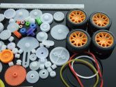 K37 Шестеренка пластиковая  78шт Arduino 4 колеса