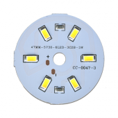 LED 3W 330LM белый теплый 6 SMD 5730 12В