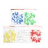 Набор светодиодов 3мм, 100 шт.(5 цветов по 20 шт)