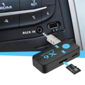 Bluetooth приемник.с функц гр связи пит USB. вых 3,5мм с аккумулятором