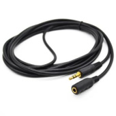 Шнур 3.5 jack - 3.5 socket stereo 5m