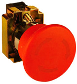 BS542 - Кнопка Гриб красная поворотная NO+NC EKF