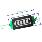 Индикатор заряда Li-ion батареи 3S (11,1В)