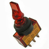 ASW-14D R тумблер с подсветкой