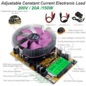 Электронная нагрузка P=150Вт., U=0-200В., I=0-20А регулируемая