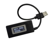 мини USB-метр OLED, напряжение, ток, мАч с хвостом