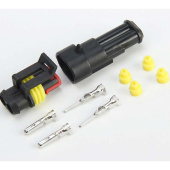 Разъемы авто 2 pin -комплект герметичный