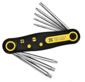 BS420981 складной набор ключей TORX звездочка. (8шт) T9 - T40