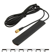 Антенна GSM 2db RG174 3m SMA-P white