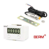 Счетчик импульсов BEM-5C 12J 5-тизначный+ магнитный датчик