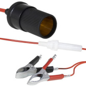 Шнур гн прикуриватель - крокодилы 1,5м (для веломобилей) TD-61