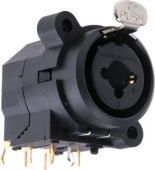 Гнездо 6,3 стерео +XLR 3P гнездо на корпус