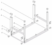 КЗС Комплект стоек