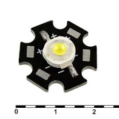 LED 3W CREE XPE-R3 6500К БЕЛЫЙ