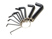 Набор ключей шестигранных (10шт) черн.