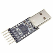USB to UART на CP2102,  USB2.0, 6 pin