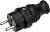 Вилка для удлин. на шнур FAR с з/к каучук 16А IP44