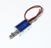Электромагнит SM0420S-1 12В 1.5А 21х12х11мм, ход 4мм
