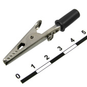 Крокодил 8-0033 (для тестера Средний) L=50мм черный