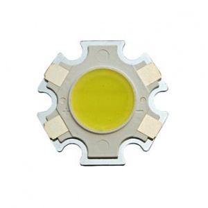 LED COB 5W U = 15V,IF=0,7A, 200-220Lm, 6000-6500K), d=28mm