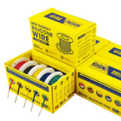 Провод AWG22 (0,3 кв.мм, силикон) красный