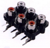 Разъем акуст. RS-607 гнездо на плату