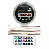 Модуль MP3, FLAC декодер, FM Radio, Bluetooth, (пульт) 12V, JQ-D122BT 