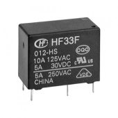 RELAY HF33F/012-ZS3F = TRJ-12VDC-SA-CD-R 12V/5A (5 конт)