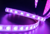 Светодиодная лента SMD3528 60 диодов на 1м IP68 12V RGB (ПВХ-трубка+силикон)