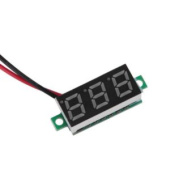 Вольтметр LED 3-х разрядн 2-х проводн 4,5-30В красный