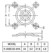 Вент.сетка K-G03C02-4HA