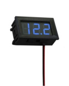 Вольтметр LED DMS-115 3-х разрядн 4,5-30В в рамке синий