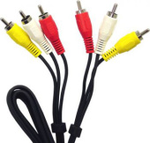Шнур 3RCA - 3RCA 1.5m GOLD