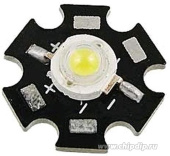 LED 1W 3HPD-1 W с радиатором