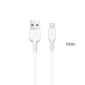 Шнур USB 2.0 - microUSB В 5P Hoco X20 1m белый