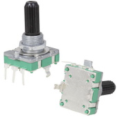 Энкодер (дискретность - 24/12  (3 вывода,15,4х17,5мм, H-20мм, Dвала-6мм) серия EC160