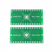 Переходник QFN28 5x5 шаг 0,5мм и 6x6 шаг 0,65мм на DIP28
