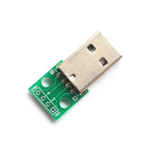Перех USB A- DIP (4pin)