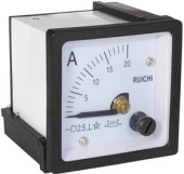 Амперметр 20А (48х48)