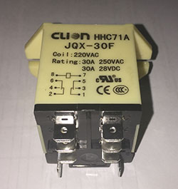 RELAY JQX-30F 30A 240V = NNC71A-2Z 220V 30A 250VAC-30A 28VDC