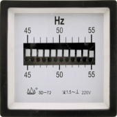 ЧМ 45-55Гц 220В reed (72х72)