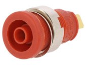 Клемма Z017 4мм panel jack RED