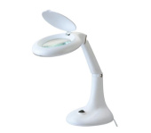 ZD-137 Лампа лупа х3-х12, FL T4 11W подставка с выключателем