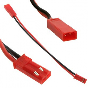 2pin JST extension leads 22AWG 10
