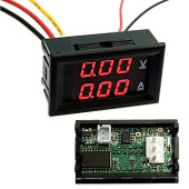 Ампер-вольтметр постоян. тока DC0-100V 0-10A RED