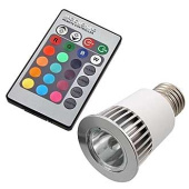 Лампа светодиодная L33 1x5W E27 220V RGB