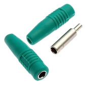 Z041 4mm Cable jack YELLOW