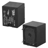 Реле NT73-2-A-15-DC12V (JQC-3F) 12V/6A (5 конт)