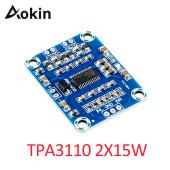 Усилитель УНЧ 2*15W TPA3110  DC 8-18V MH-MX228